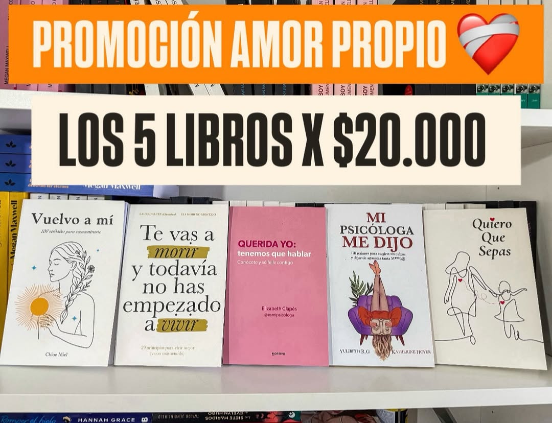 Promo Amor Propio · 5 libros
